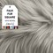 FabricLA | Faux Fur Fabric Square | 12" X 12" Inch Wide Pre-Cut Shaggy | Fake Fur Fabric | DIY, Craft Fur Decoration, Fashion Accessory, Hobby | Platinum Gray